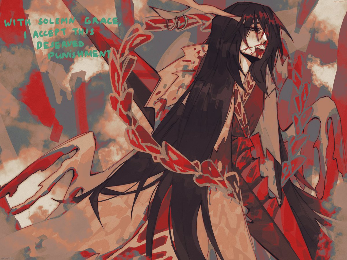 I played abit with colors and,… i like this version ngl.. #Limbus_Company