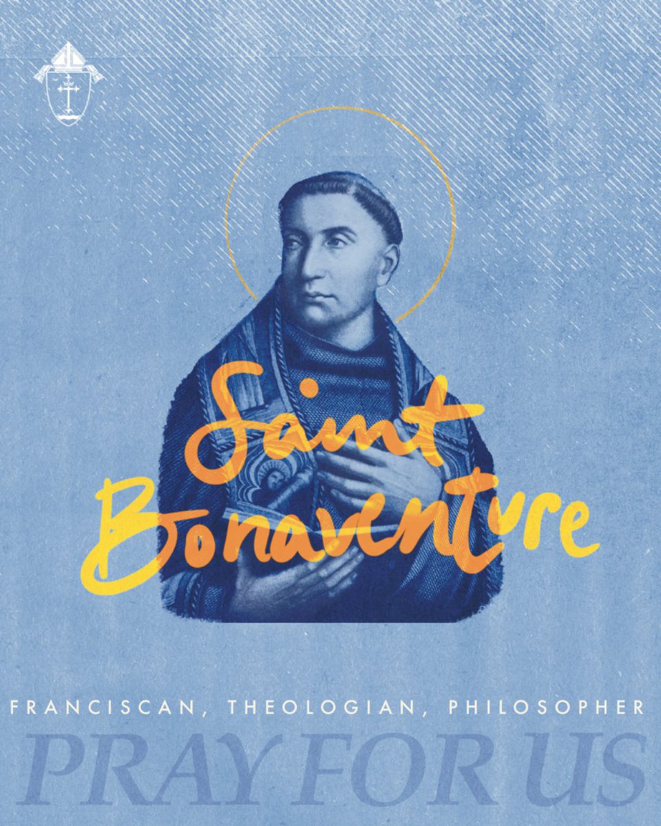 Today we celebrate St. Bonaventure, 
a Franciscan whose heart burned for Christ. 

He shows us that true wisdom flows from love. 
&amp; that Faith isn’t just about knowing, 
it’s about living with a heart set on God. 

St. Bonaventure, pray for us to seek Him with greater love!