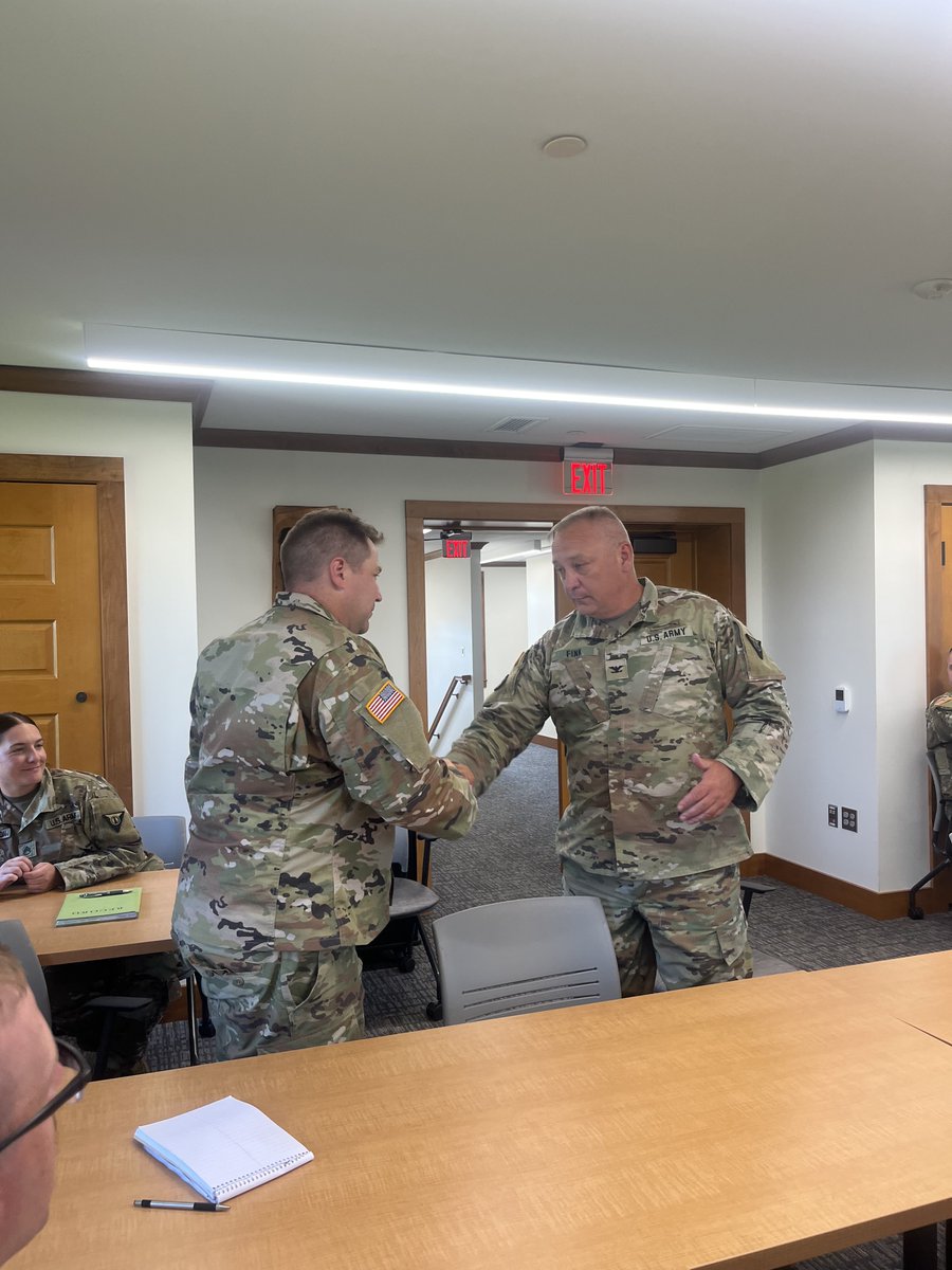 Camp Ripley's Training Site Unit would like to thank Major Dustin Littlefield for his 15 months of dedicated service to the unit! He was awarded the Garrison Commander's coin for his time as the Assistant Operations Officer, and we wish him the best as he moves on from the unit.