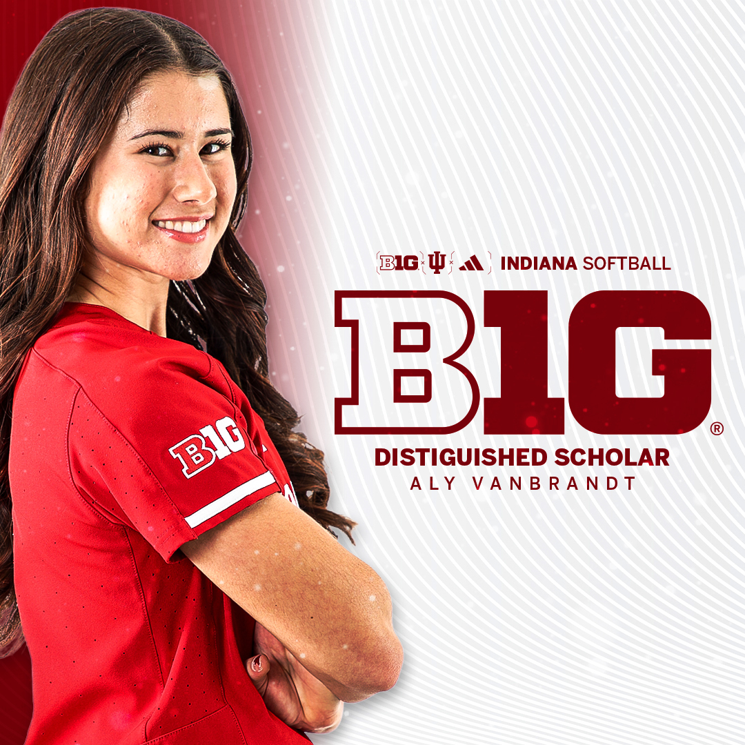 IndianaSB's tweet image. Excelling on & off the field! 📚
Congrats, @AlyVanbrandt!