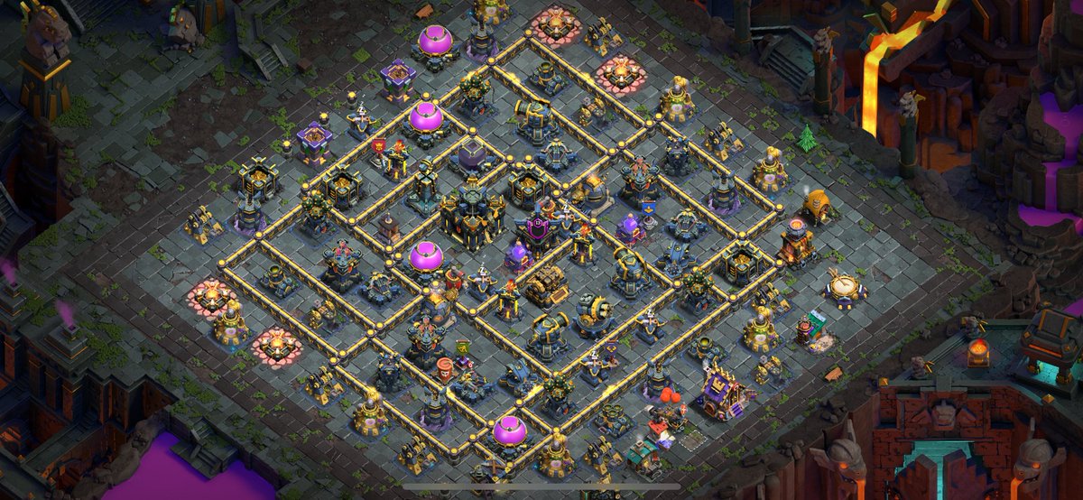 I tweaked this base for ladder and got good result.

I hope it works well🐳

link.clashofclans.com/jp?action=Open…