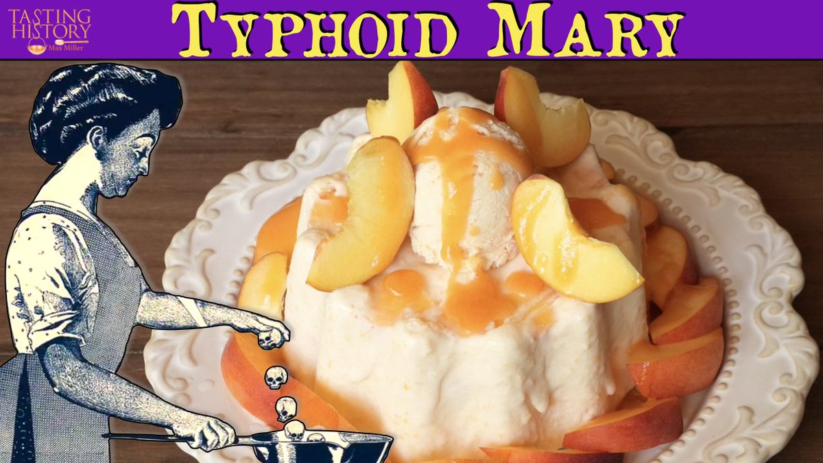 TastingHistory1's tweet image. Typhoid Mary’s Peach Ice Cream youtu.be/jq-yqtIQ3y8?si…