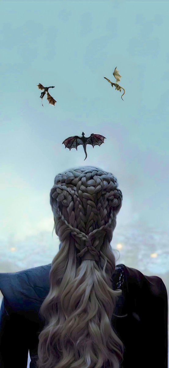 Rhaenyra's tweet image. This is how Game of Thrones should’ve ended, A Mother and her 3 dragons.