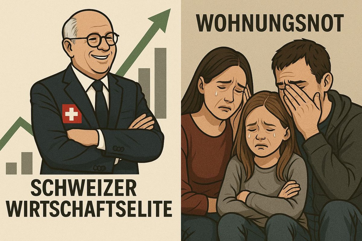 Für einige sind die Bilateralen III das grosse Geschäft – für andere bedeuten sie die Kündigung ihrer Wohnung und sinkende Löhne. 

#Bilateralen III ablehnen – #Wohnungsnot stoppen!