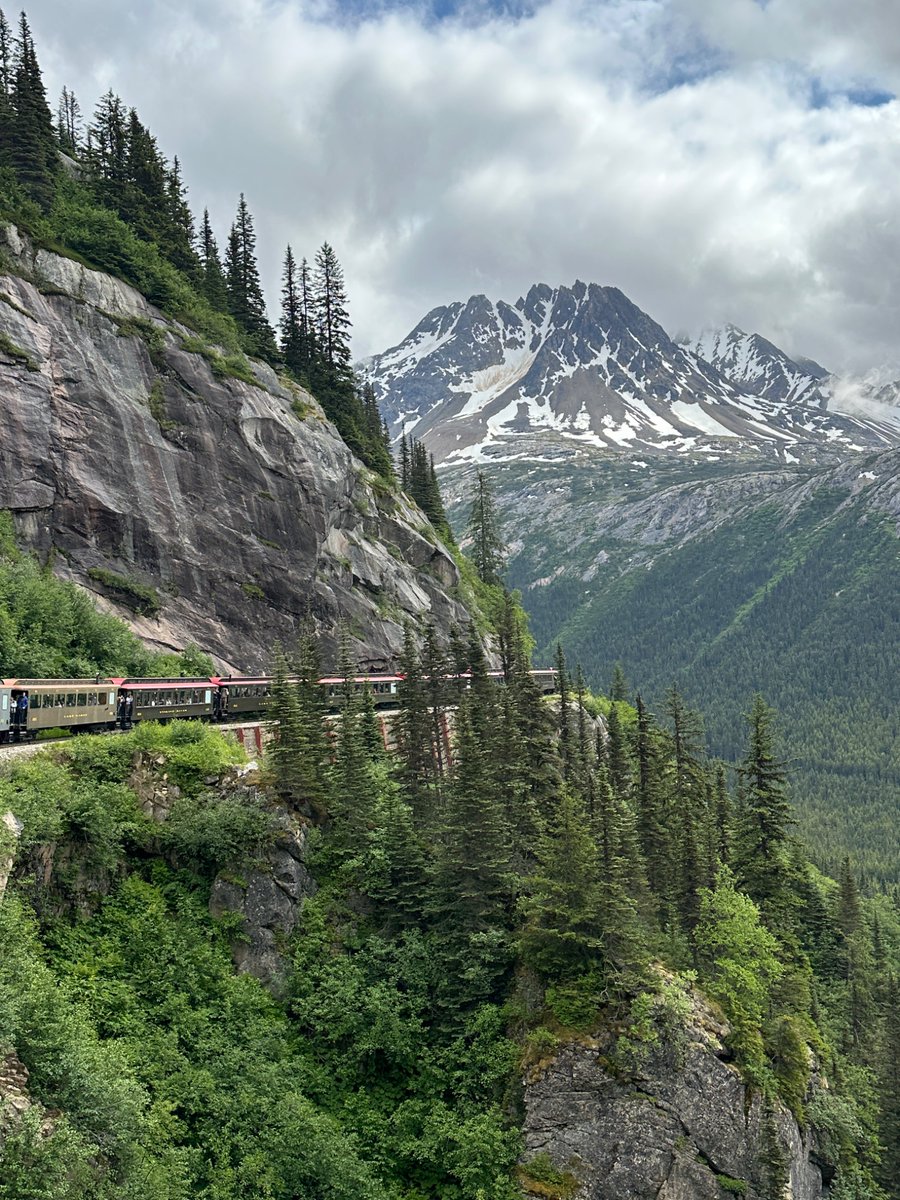 Checked off Alaska in my mission to ride a train in every state.