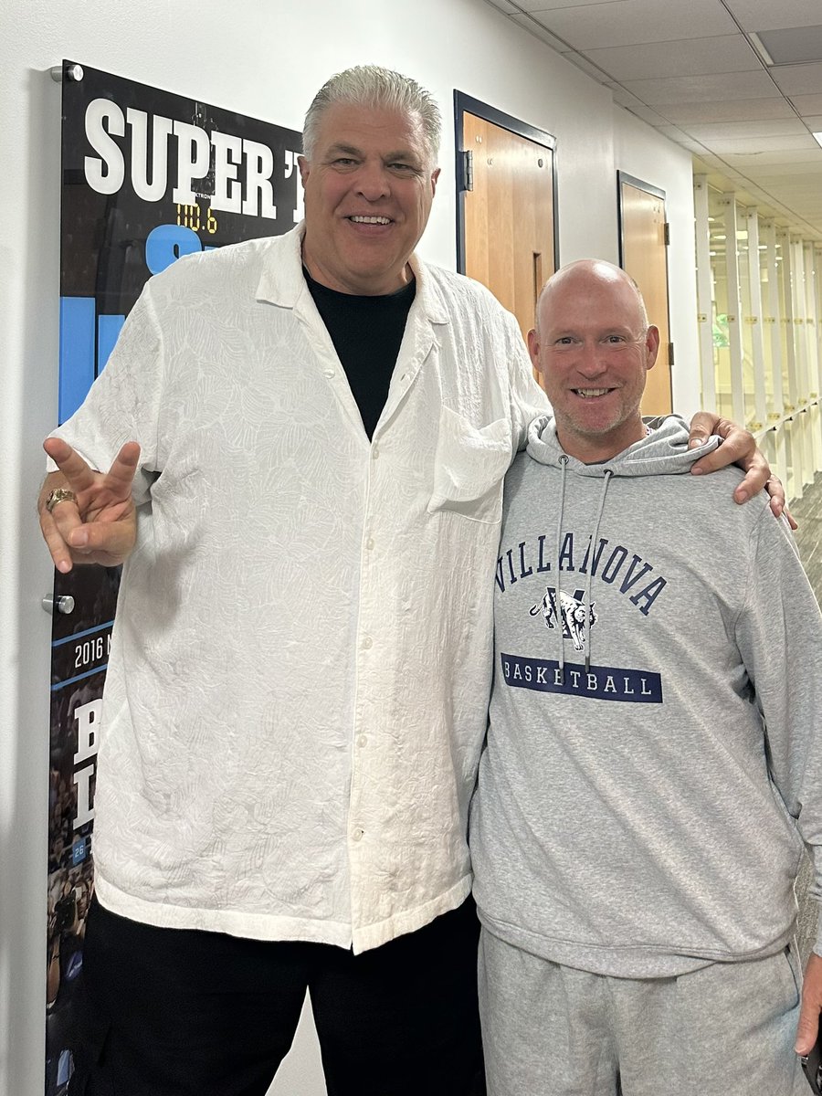 ChuckCats41's tweet image. Had a Great day spending some time with @NovaMBB team and new HC @KevinWillard the team is working really hard and they're getting after it . Great to be back at practice again
Thanks Coach