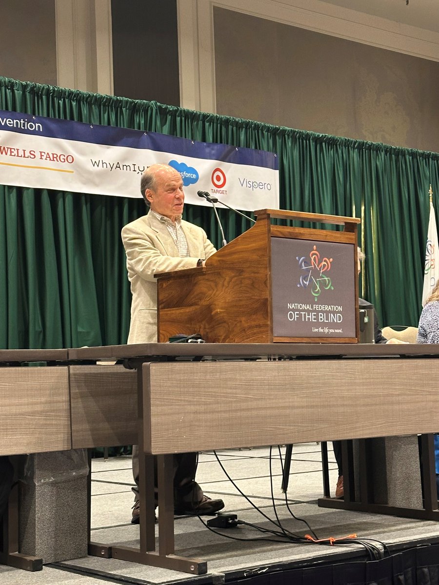 FreedomSci's tweet image. Congratulations, Glen Gordon! We are honored to share that Glen Gordon has been awarded the prestigious Kenneth Jernigan Award by the @NFB_voice. His contributions have expanded opportunities, transformed lives, and set a high standard for digital accessibility.