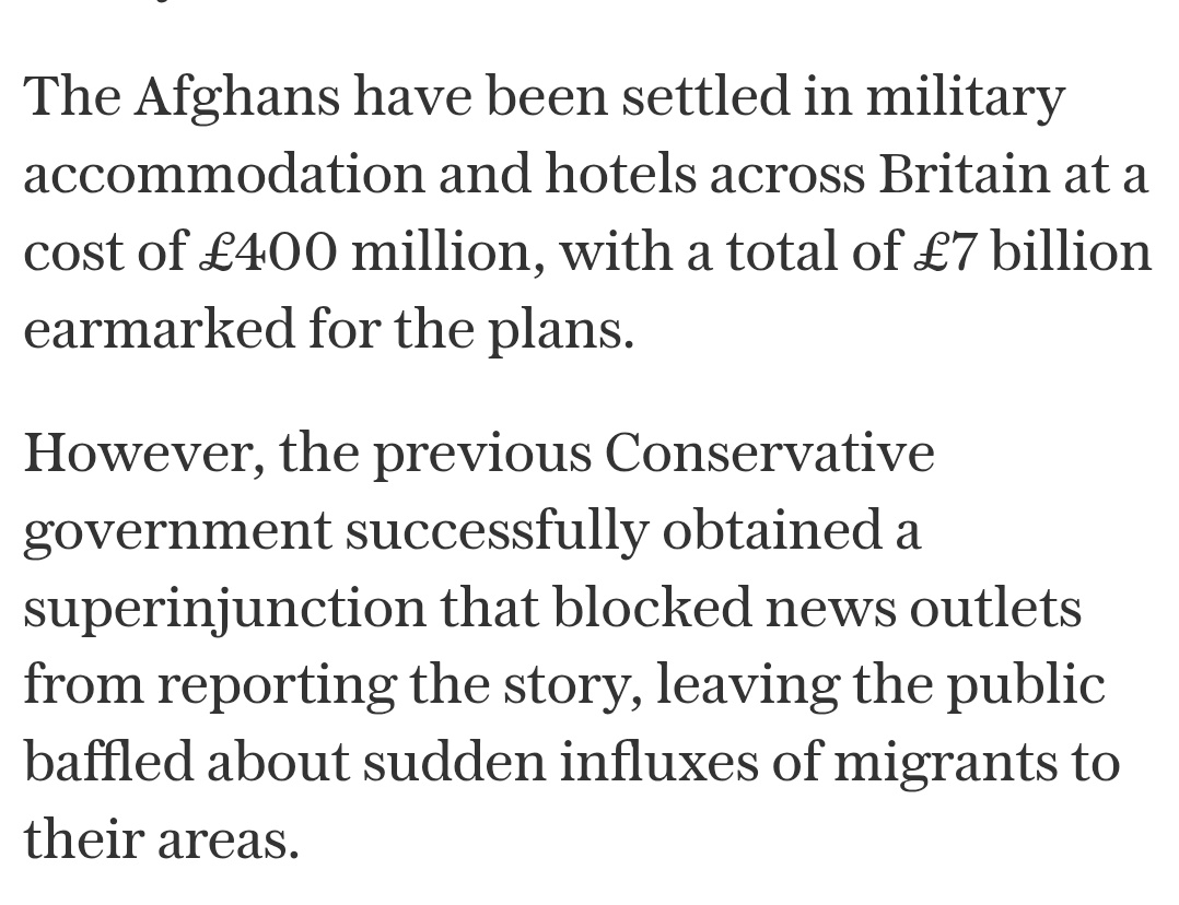 "We've lied to you about how many people we were bringing to Britain and how much we were spending, then gagged anyone who found out about it."

I feel like this sort of official state disinformation might be more damaging to public trust in politics than social media posts.