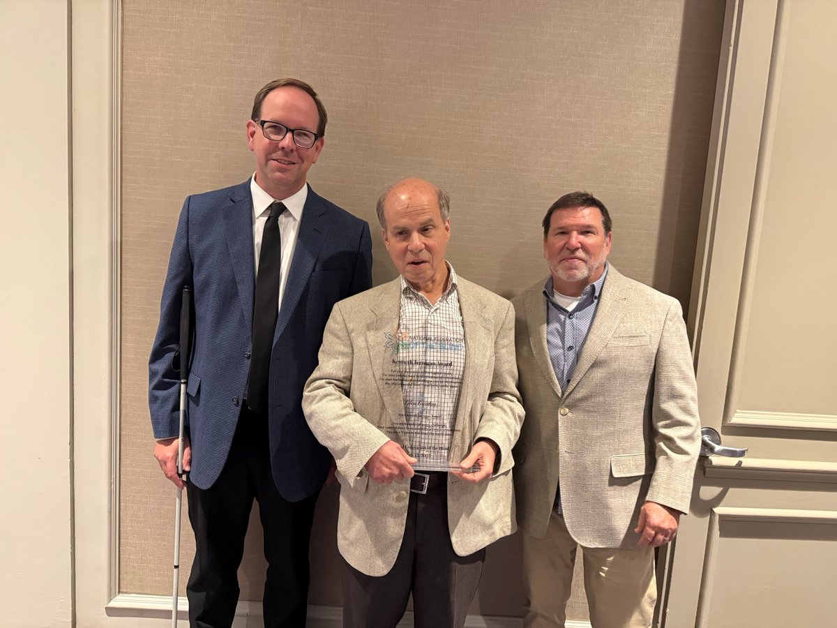 FreedomSci's tweet image. Congratulations, Glen Gordon! We are honored to share that Glen Gordon has been awarded the prestigious Kenneth Jernigan Award by the @NFB_voice. His contributions have expanded opportunities, transformed lives, and set a high standard for digital accessibility.