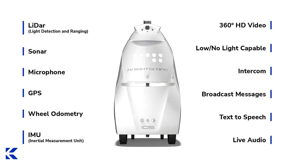 4 cameras. 360° video. 30-day memory.

The K5 doesn’t just watch. 
It remembers.

And when something happens? 
That footage is ready for review or prosecution.

go.knightscope.com/44LDX7G