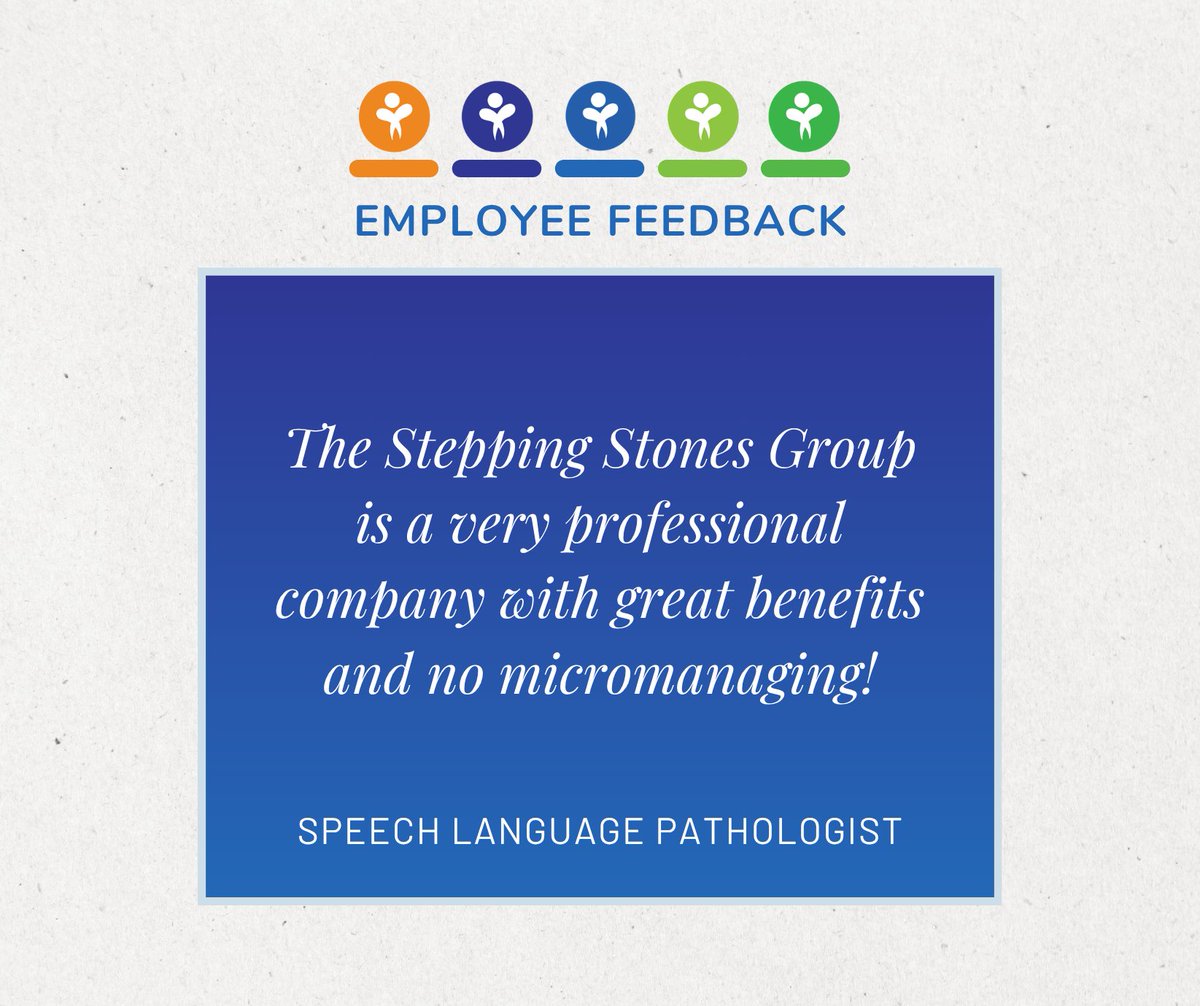 💬 We love hearing from our team! Here’s what one of our amazing Speech Language Pathologists had to say about their experience with us. #TransformingLivesTogether