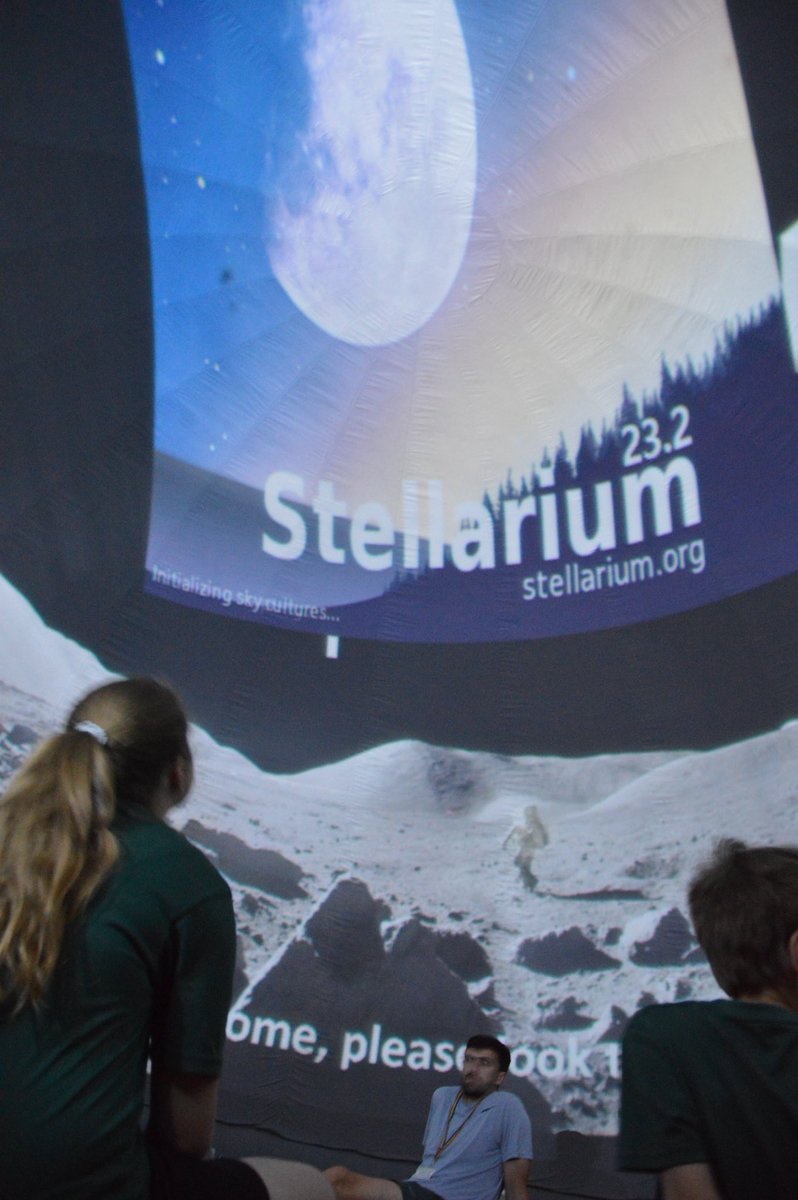 💫 Out of this world! 💫

The Astronomy Group enjoyed a brilliant stargazing session thanks to a 9m wide inflatable planetarium set up in the school hall! 

The event was one of 50 separate activities happening as part of our second annual Culture and Communities Week. #Balham
