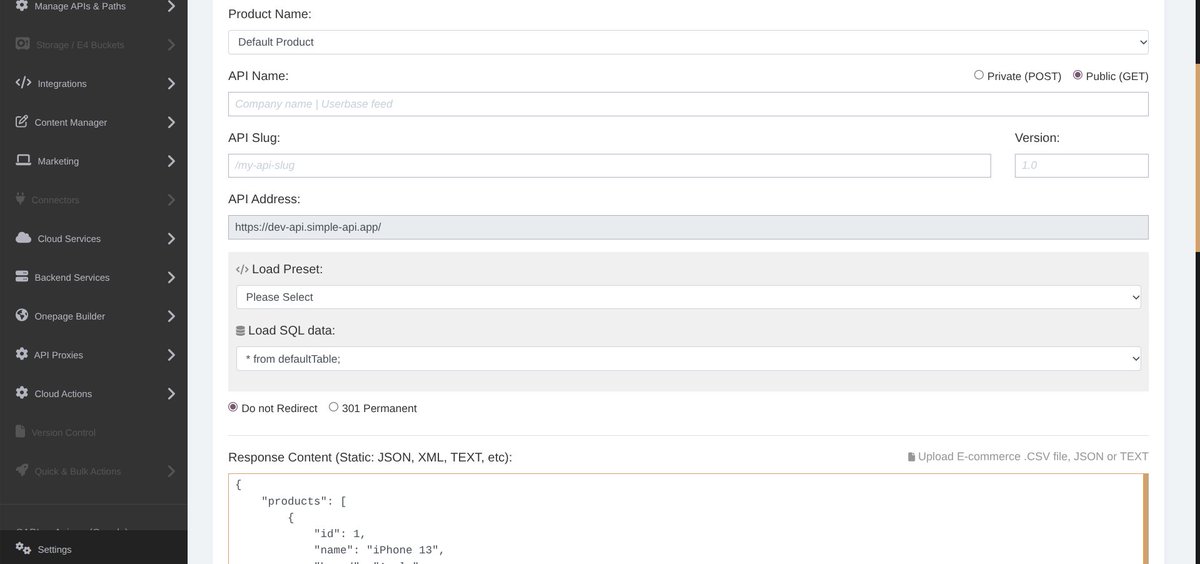 Learn how to use SAPI's Cloud SQL Tool and get your APIs to respond with your pre-saved Queries. simple-api.app #flutterDev #reactnative #sql  #mobile #api #sapi