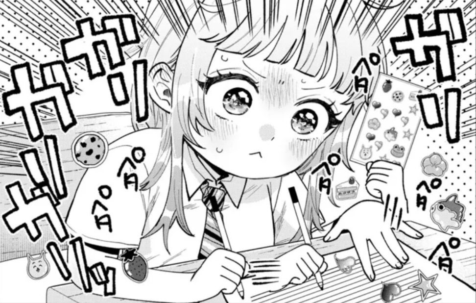 Domoto_Sunday's tweet image. 本日発売「少年サンデー」にて、
『百瀬アキラの初恋破綻中。』45話が載ってます！

百瀬さんのやる気…バッチリの回です！
ガリガリ🖊️、ペタペタ🐰……
今週も がんばる百瀬さんを見てあげてください。

📖第1話はこちらから📖
sunday-webry.com/episode/255068…

#少年サンデー
