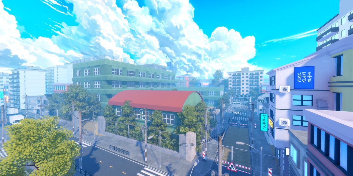 OmniKoi2's tweet image. Karakura Town

#roblox #robloxstudio #robloxart #robloxdev