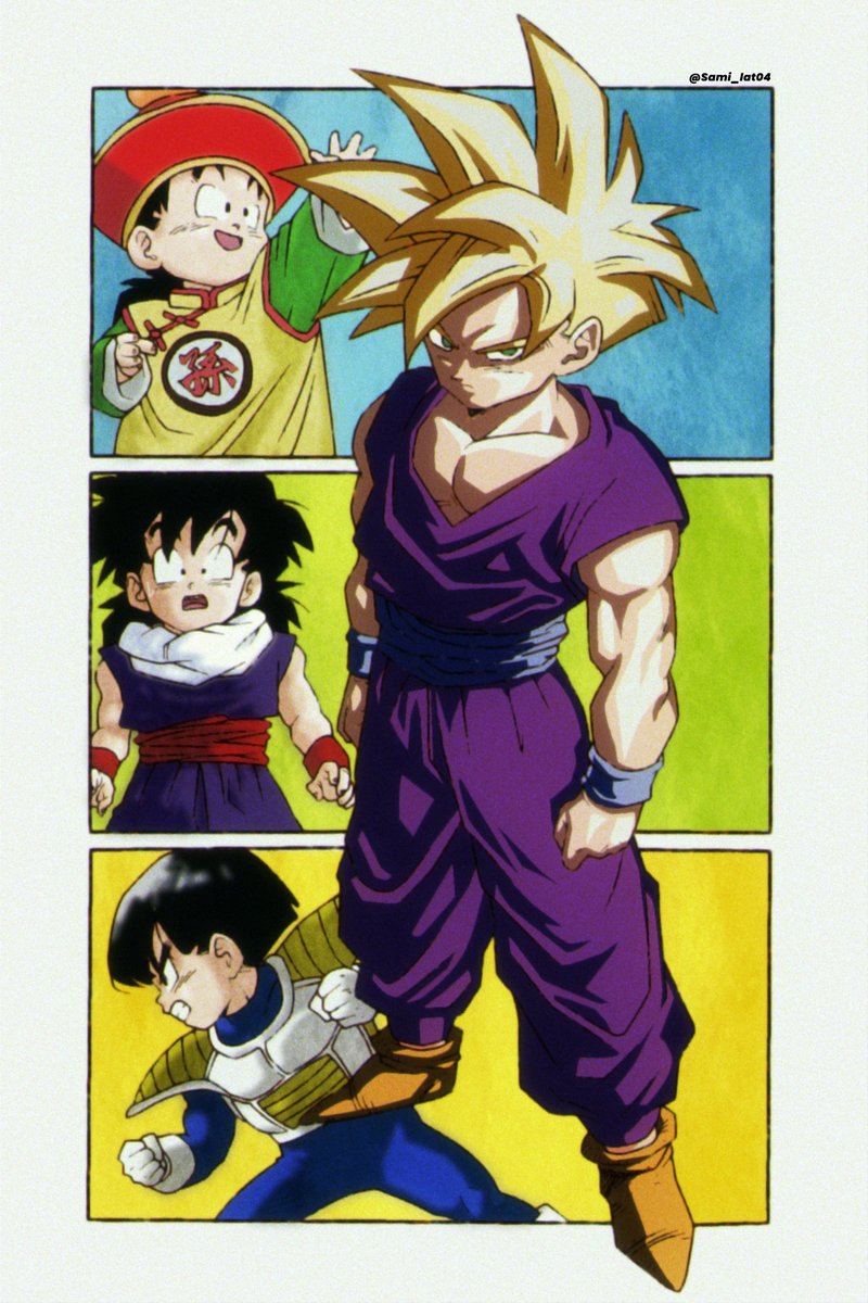 Sami_lat04's tweet image. Toriyama illustration into anime poster.
#DragonBall #gohan #ドラゴンボール #悟飯