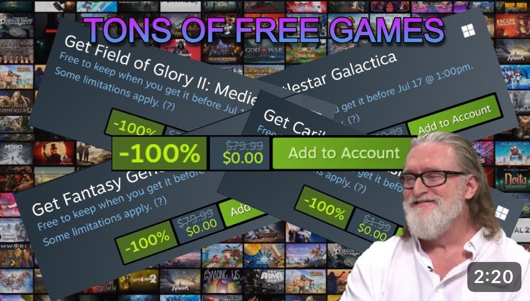 ThePondxShop's tweet photo. Steam just dropped a ton of free games to keep. You only have one week to grab. Check out my video breaking it down for all the links to the games

https://t.co/Ff9dpQSO2r

#steam #freegames #steamgiveaway #steamkey #games #youtube #youtuber #like #comment #share https://t.co/JM5Y5cTpWA