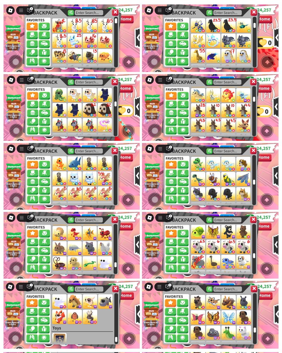 Heres some with prices ! 

Theyre negotiable when buying bulk ^-^