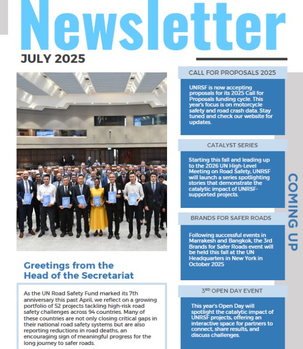 UN_RSF's tweet image. 📢What’s new at @UN_RSF ? We’re marking 7 years of impact in road safety with:
🌍 52 projects in 94 countries
🆕 8 new projects in 37 countries
🔍 Focus on motorcycle safety & crash data
🤝 New partnerships & global events
📰Add this to your summer reads: shorturl.at/MKnvs