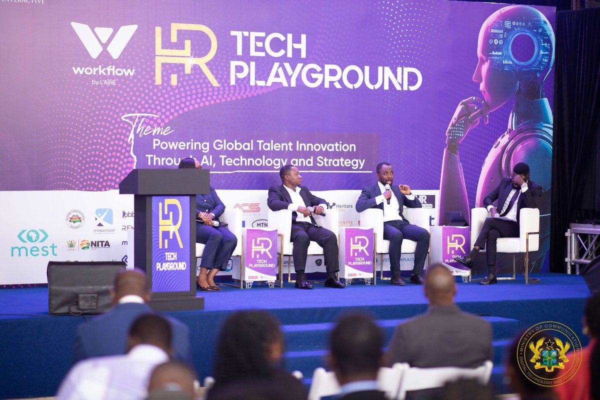 MocPro's tweet photo. The Ministry has reaffirmed its commitment to harnessing the power of technology and Artificial Intelligence (AI) to address Africa's critical talent, skills, and strategy gaps @samgeorgegh https://t.co/ww6MLQny5g