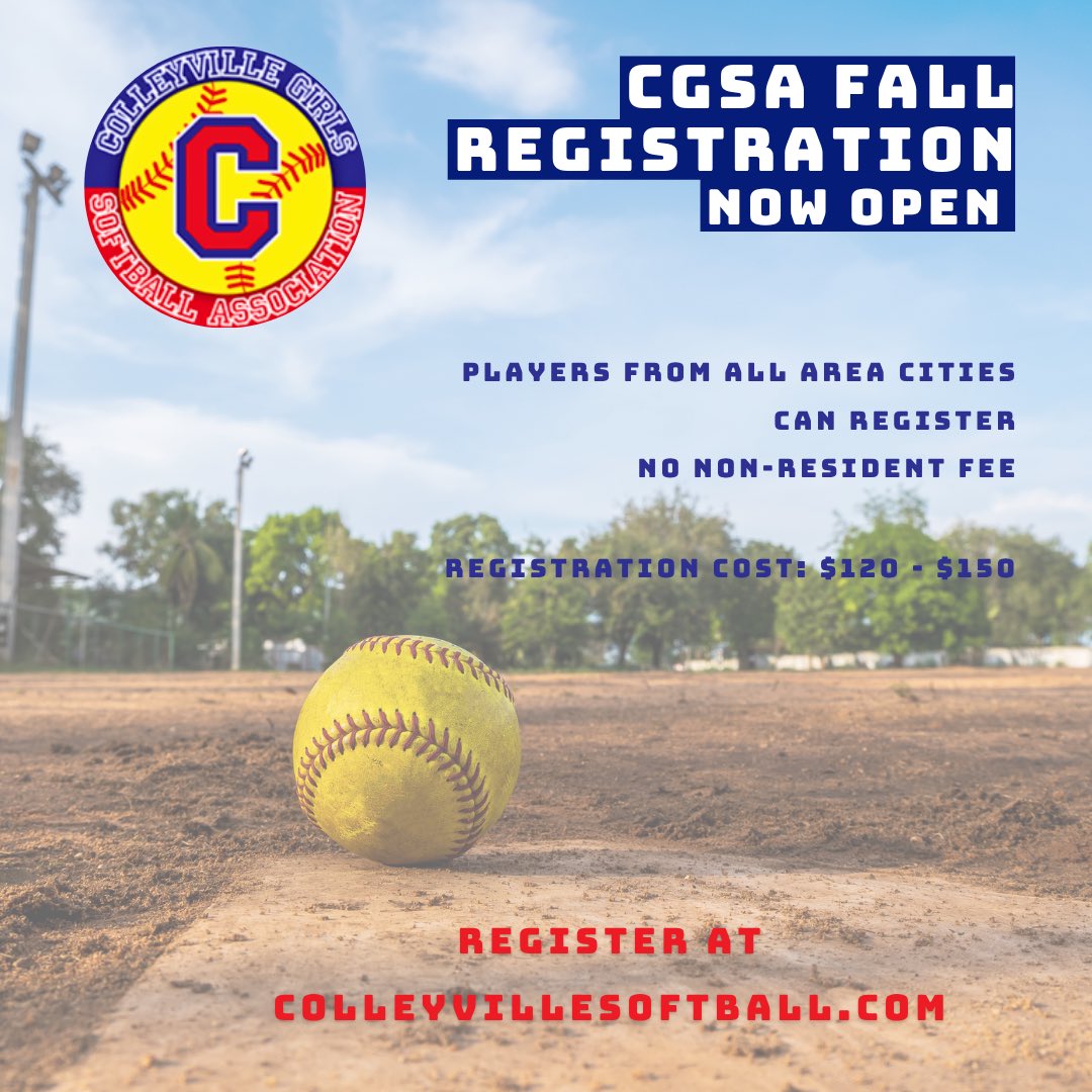 Registration is only open for 2 more weeks. Come join our wonderful league before it’s too late! colleyvillesoftball.com/current-progra…

 #colleyvillegirlssoftball #colleyvilletexas #hursttx #grapevinetx #eulesstx #bedfordtx #northrichlandhills #softballseason