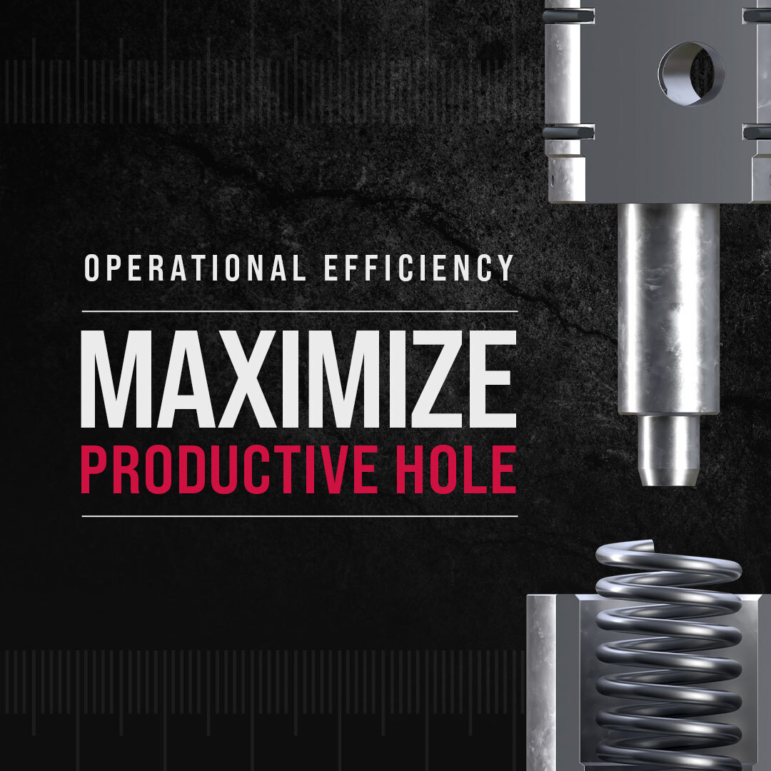 The integral design shortens the length of the SecureTrac compact casing shoe system as compared to conventional shoe tracks, maximizing the length of the productive hole and increasing overall well efficiency and productivity. weatherford.me/4nl3D2n