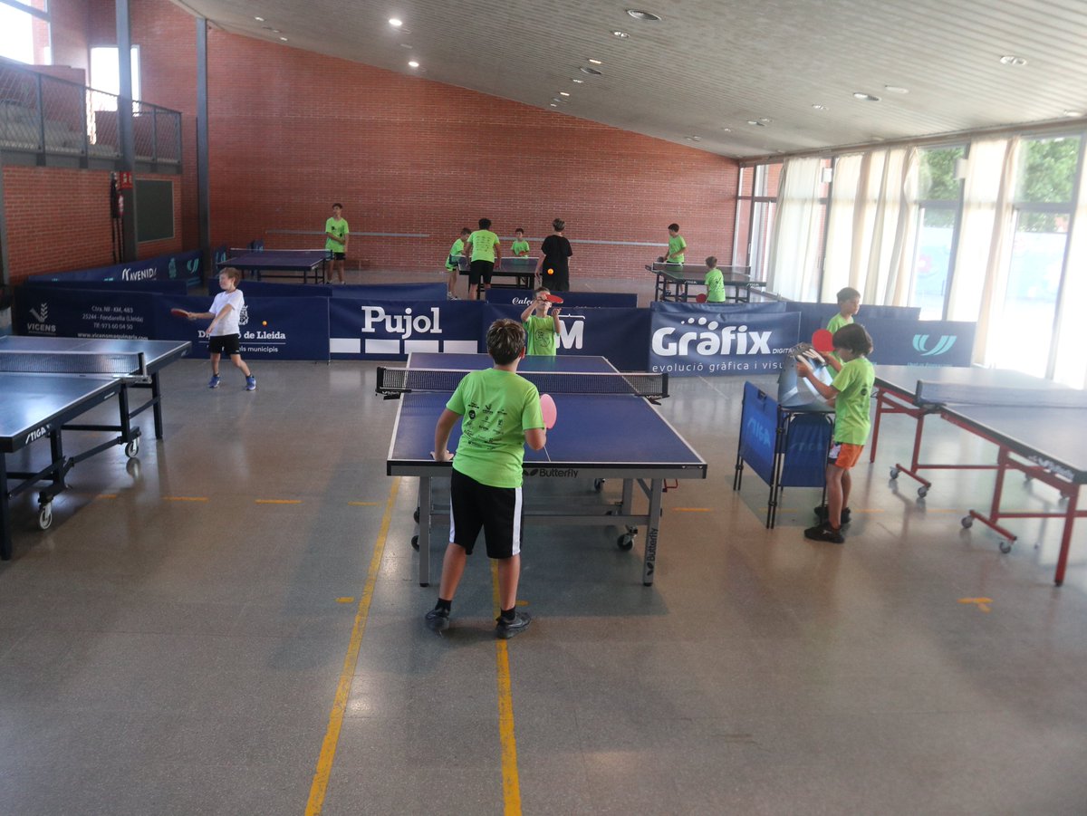 🏓 Últims dies del campus d'estiu per a l'iniciació del tennis taula

➡ Els nens i nenes han conegut el club i alguns dels seus jugadors de categoria provincial i nacional

🔜 Temporada 2025/2026