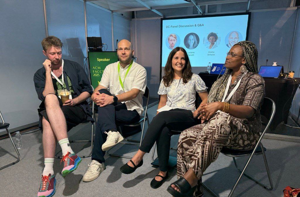 Fundación Vía Libre (@fvialibre) on Twitter photo On June 23, <a href="/LucianaBenotti/">Luciana Benotti</a> was a mentor at the #FAccT2025 doctoral colloquium alongside <a href="/Abebab/">Abeba Birhane</a>, <a href="/SciOrestis/">Orestis Papakyriakopoulos</a>, <a href="/mikarv/">michael veale</a>, and organizers <a href="/roeldobbe/">Roel Dobbe @roeldobbe@akademienl.social</a> and Wiebke Hutiri.
We’re grateful to everyone who contributed to this meaningful space for reflection and exchange. On June 23, <a href="/LucianaBenotti/">Luciana Benotti</a> was a mentor at the #FAccT2025 doctoral colloquium alongside <a href="/Abebab/">Abeba Birhane</a>, <a href="/SciOrestis/">Orestis Papakyriakopoulos</a>, <a href="/mikarv/">michael veale</a>, and organizers <a href="/roeldobbe/">Roel Dobbe @roeldobbe@akademienl.social</a> and Wiebke Hutiri.
We’re grateful to everyone who contributed to this meaningful space for reflection and exchange.