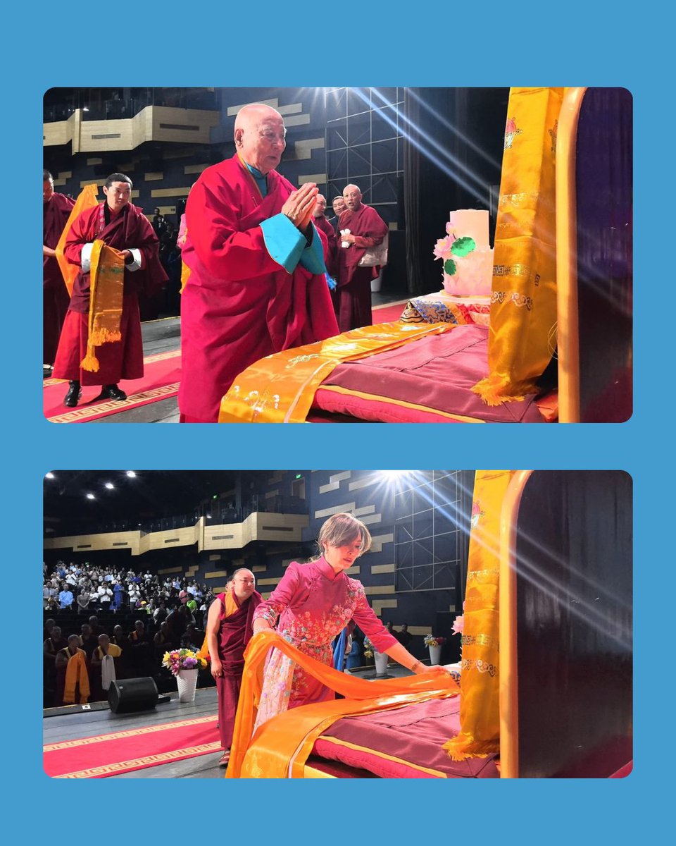 Joining global celebrations, the Mongolian community honored His Holiness the Dalai Lama’s 90th with  prayers and marked the start of a Year of Compassion. 
#CompassionRising #CompassionRisingWorldTour 
#YearOfCompassion
 #diluvhutugthufoundation
credit @diluvhutugthufoundation