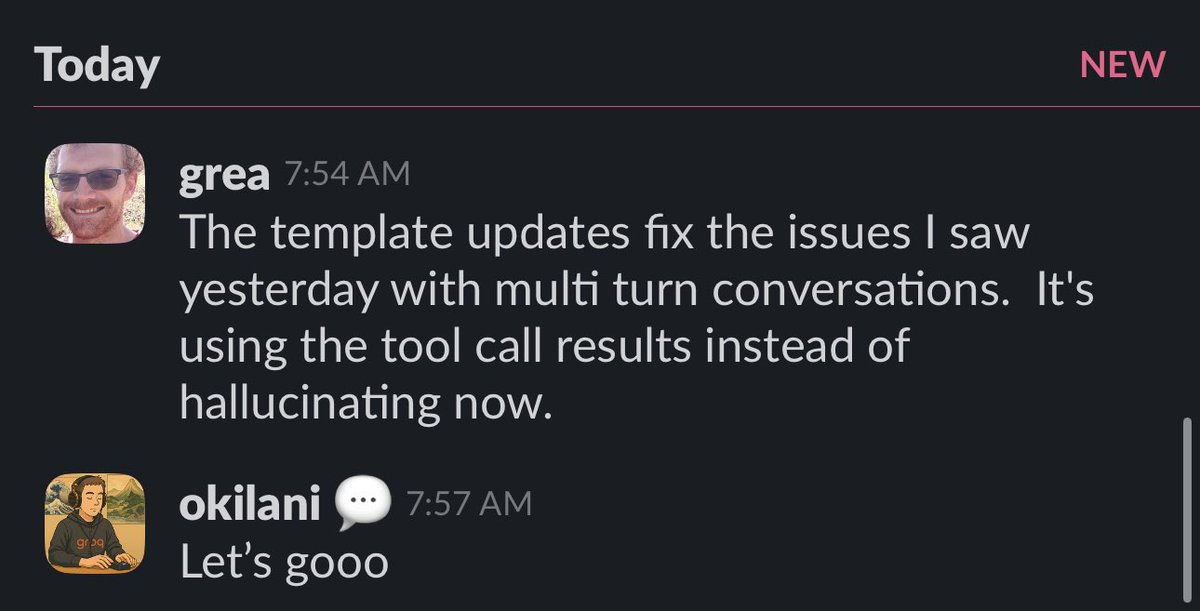 We’ve deployed the tool call template update to <a href="/GroqInc/">Groq Inc</a>. Looks good. Thanks <a href="/Kimi_Moonshot/">Kimi.ai</a>  🫡