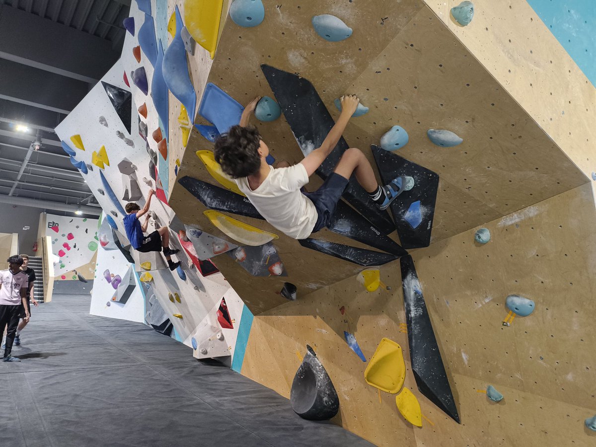 cvmssport's tweet image. Activities week continues for pupils across the school. Here are some Lower School pupils enjoying their day rock climbing in Wandsworth