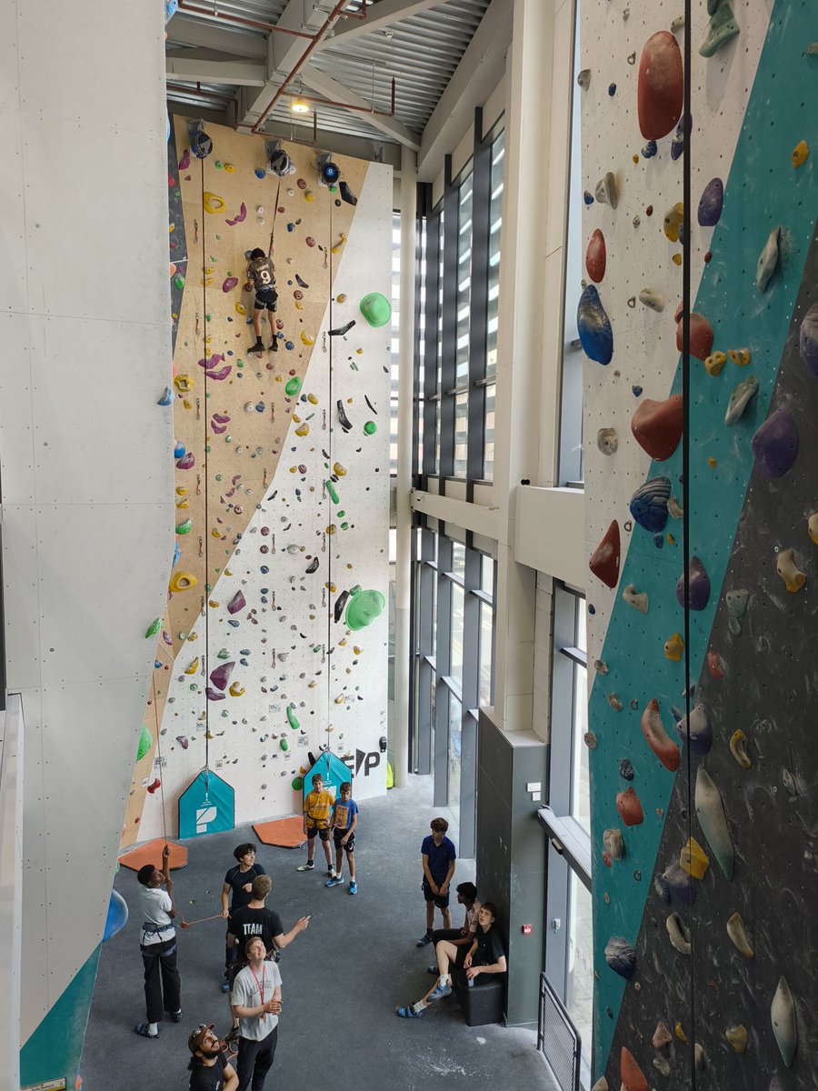 cvmssport's tweet image. Activities week continues for pupils across the school. Here are some Lower School pupils enjoying their day rock climbing in Wandsworth
