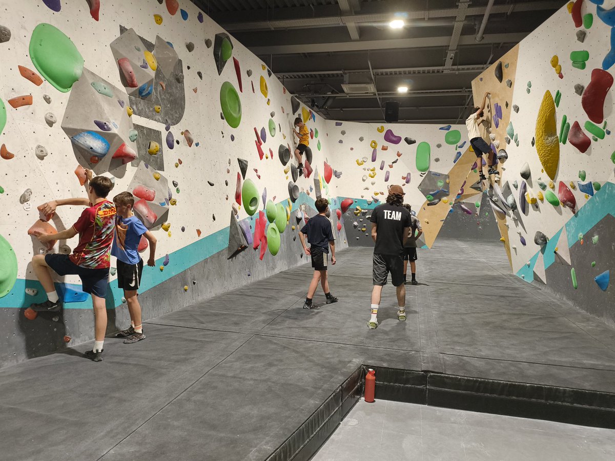 cvmssport's tweet image. Activities week continues for pupils across the school. Here are some Lower School pupils enjoying their day rock climbing in Wandsworth