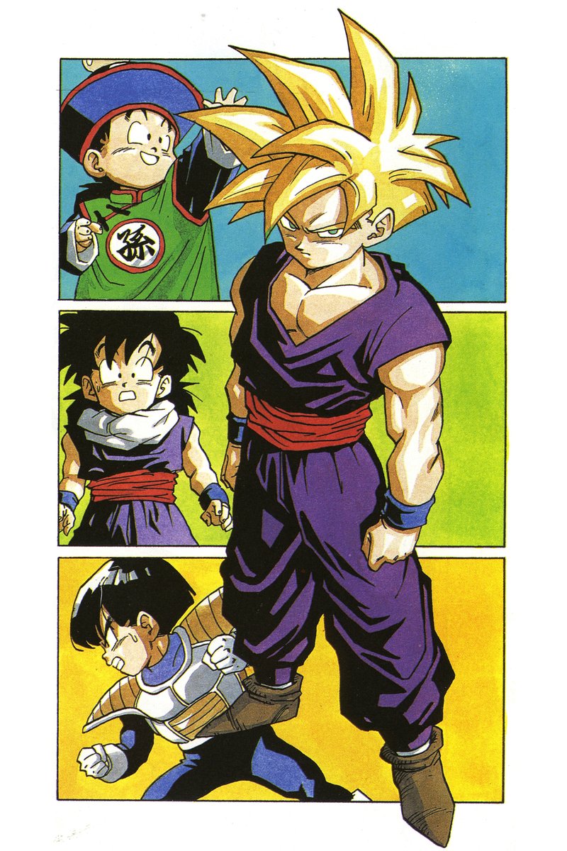 Sami_lat04's tweet image. Toriyama illustration into anime poster.
#DragonBall #gohan #ドラゴンボール #悟飯