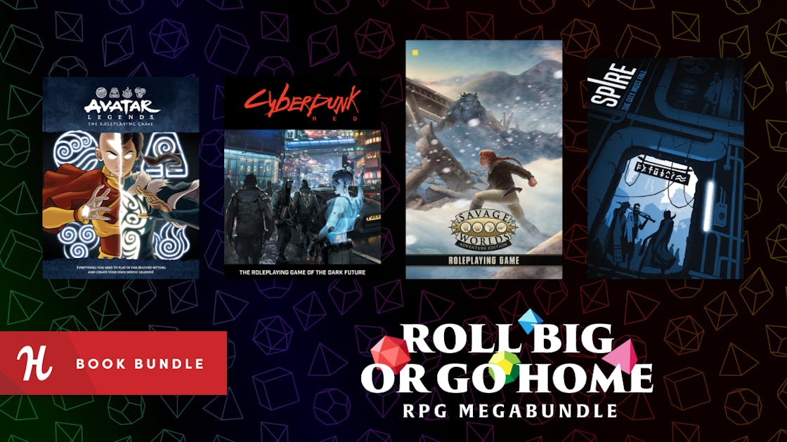 Tabletop_Deals's tweet image. The Roll Big or Go Home RPG Megabundle is still going strong. 

This fantastic bundle features 57 items including core rulebooks for some of the best RPGs ever published. Games like Warhammer, Call of Cthulhu, and Apocalypse World. 

#ad humblebundleinc.sjv.io/QjxMQ6

#RoleplayingGames