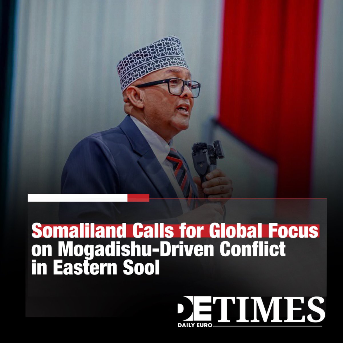Daily Euro Times (@dailyeurotimes) on Twitter photo President Cirro Convenes With National Parties Over Escalating Tensions With Mogadishu
President <a href="/Abdirahmanirro/">Cabdiraxmaan Cirro</a> convened with leaders from various national parties at the #Somaliland Presidential Palace to address the escalating conflict instigated by the Mogadishu President Cirro Convenes With National Parties Over Escalating Tensions With Mogadishu
President <a href="/Abdirahmanirro/">Cabdiraxmaan Cirro</a> convened with leaders from various national parties at the #Somaliland Presidential Palace to address the escalating conflict instigated by the Mogadishu