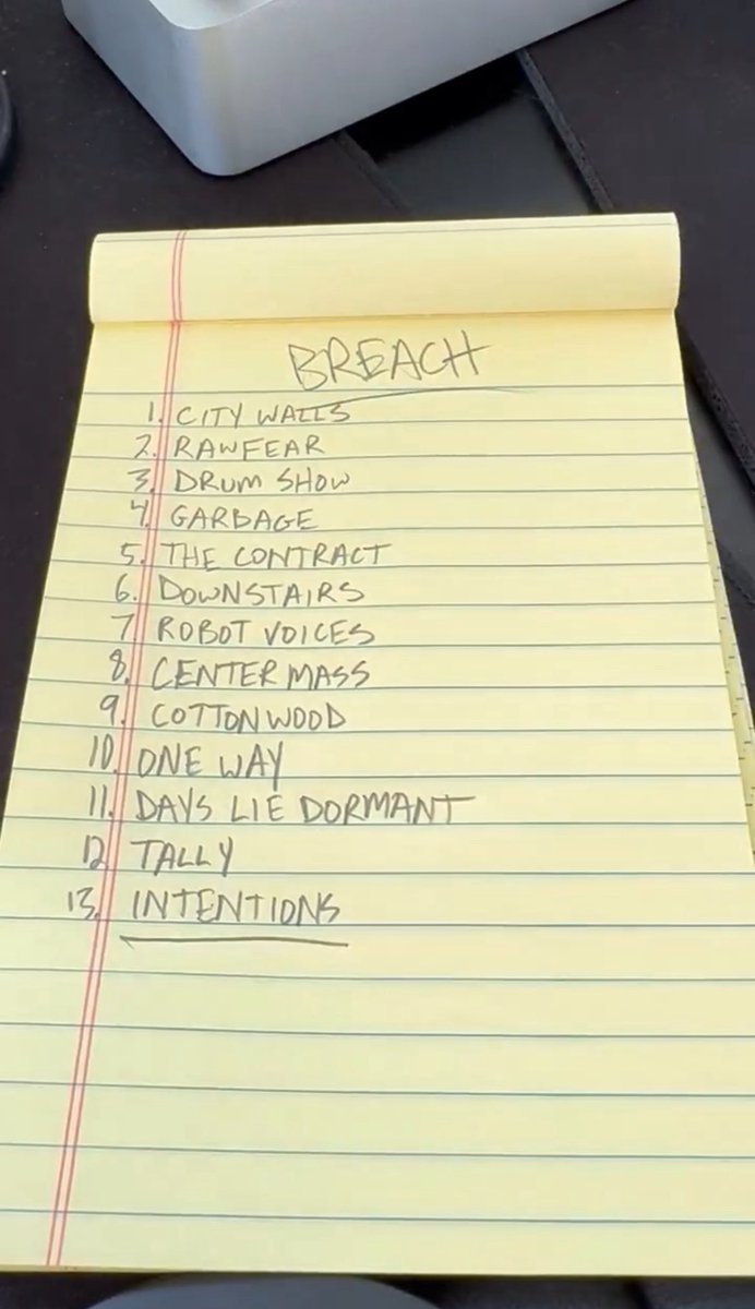 clikkiescrave's tweet image. 🚨| the tracklist for Breach has been revealed !!
via @tylerrjoseph