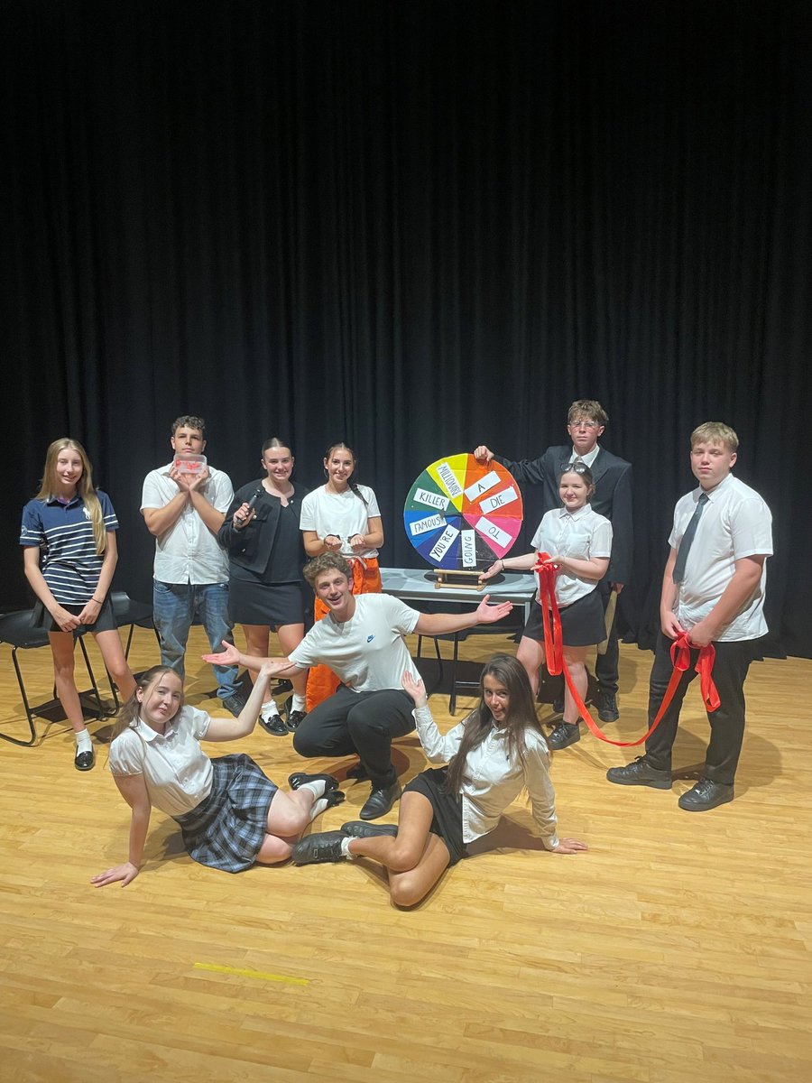 Here are our wonderful Year 10 Drama students at the end of the devising exam yesterday 🎭

The young actors have worked hard over the last couple of months creating thought provoking plays from scratch. 

Well done to you all! 👏👏