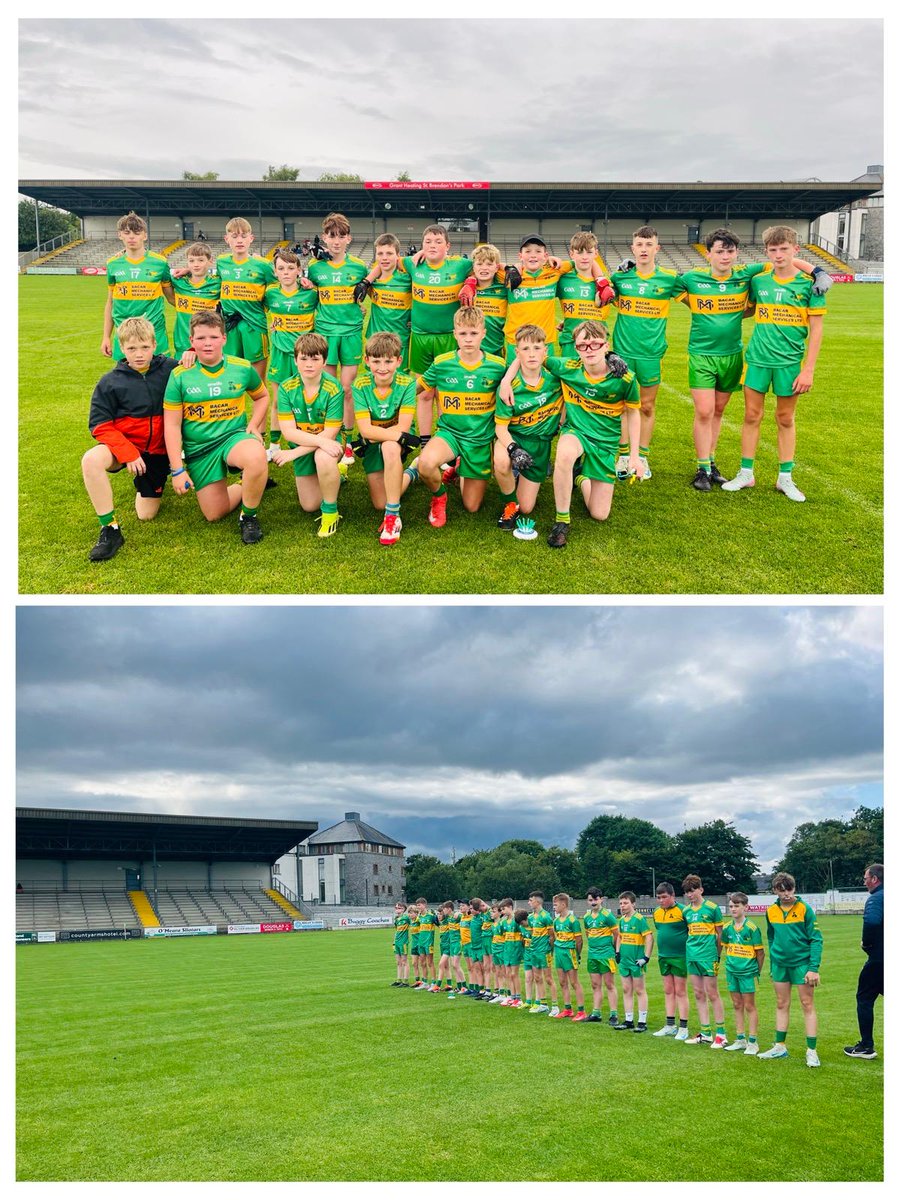 Well done to Ród Og u14 Footballers on their win over Birr lastnight in the championship.  On the night there was a minute silence for the late Tom Lacy who's Grandson Nicholas Noonan lined out for the team last night 💚💛
