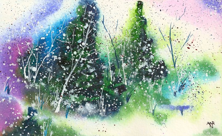 Art of the Day: "Holiday Card 21". Buy at: ArtPal.com/nelsonmakesart…