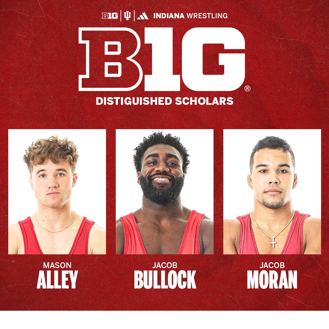 IndianaWR's tweet image. Congrats to our B1G Distinguished Scholars! 📝