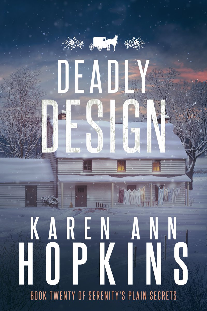 HAPPY RELEASE DAY!!
🥳📚🎉
Sheriff Serenity Adams has her newest criminal investigation under control... Or does she?

Deadly Design is an unputdownable installment of Serenity's Plain Secrets! Enjoy!

amazon.com/Deadly-Design-…
#murder #NewRelease #MYSTERY #newbookrelease #Kindle