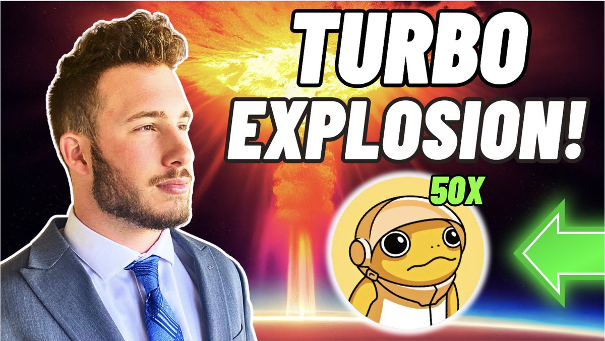 CryptoNowNever's tweet image. $TURBO @TurboToadToken : Starting to Explode!!🚀
#AltcoinSeason Coming Soon?!?!🔥
YouTube Video: youtu.be/bcOoDmV9em4?si…
#crypto #MemeCoinSeason #memecoins #Binance #Bitcoin #Bitget #Ethereum #ByBit #OKX #Coinbase #Trump #ElonMusk $PEPE $BTC $ETH $SOL $XRP $SPX $DOGE #Altcoin
