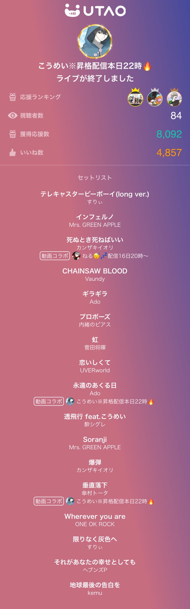 配信用♡コメント 月東和希/げっとうかずき2ndリリース on X: 