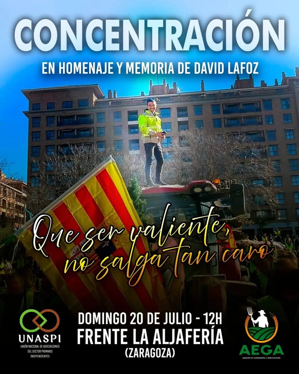 Concentración en memoria de David Lafoz, víctima del capitalismo salvaje