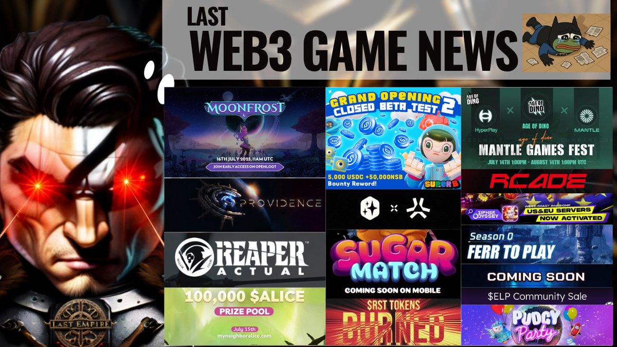 LAST WEB3 GAME NEWS!

Web3 oyun sektörü öldü mü? Güncel gelişmeleri, etkinlikleri ve haberleri merak ediyorsan...      

Web3 oyun dünyasındaki önemli haberleri ve gelişmeleri bülten formatında paylaşmaya devam ediyorum!      

Bu tür içeriklerin devamını görmek ister misiniz?