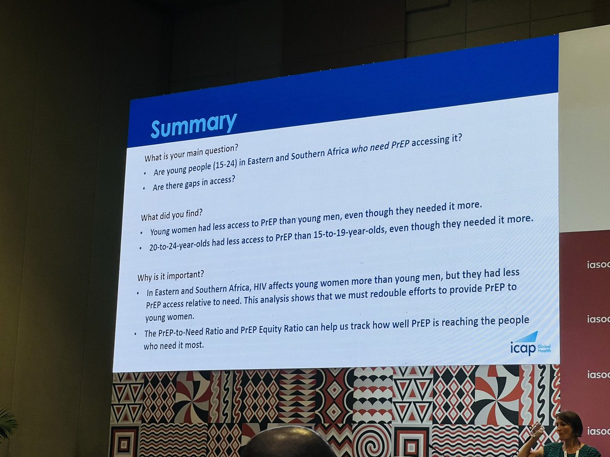Dareforprogress's tweet image. Another powerful abstract at #IAS2025! “Examining unmet PrEP need and PrEP equity among young people” using pooled data from three African countries. This research sheds light on where gaps still exist and what it will take to make PrEP access truly equitable for young people.