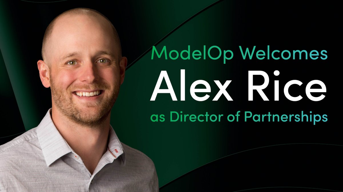 Alex Rice has joined ModelOp as our new Director of Partnerships! With Alex’s leadership, we’re accelerating our mission to bring order to AI chaos and deliver scalable and controlled AI at enterprise speed.

🔗 Click here to learn more: na2.hubs.ly/y0vc8c0