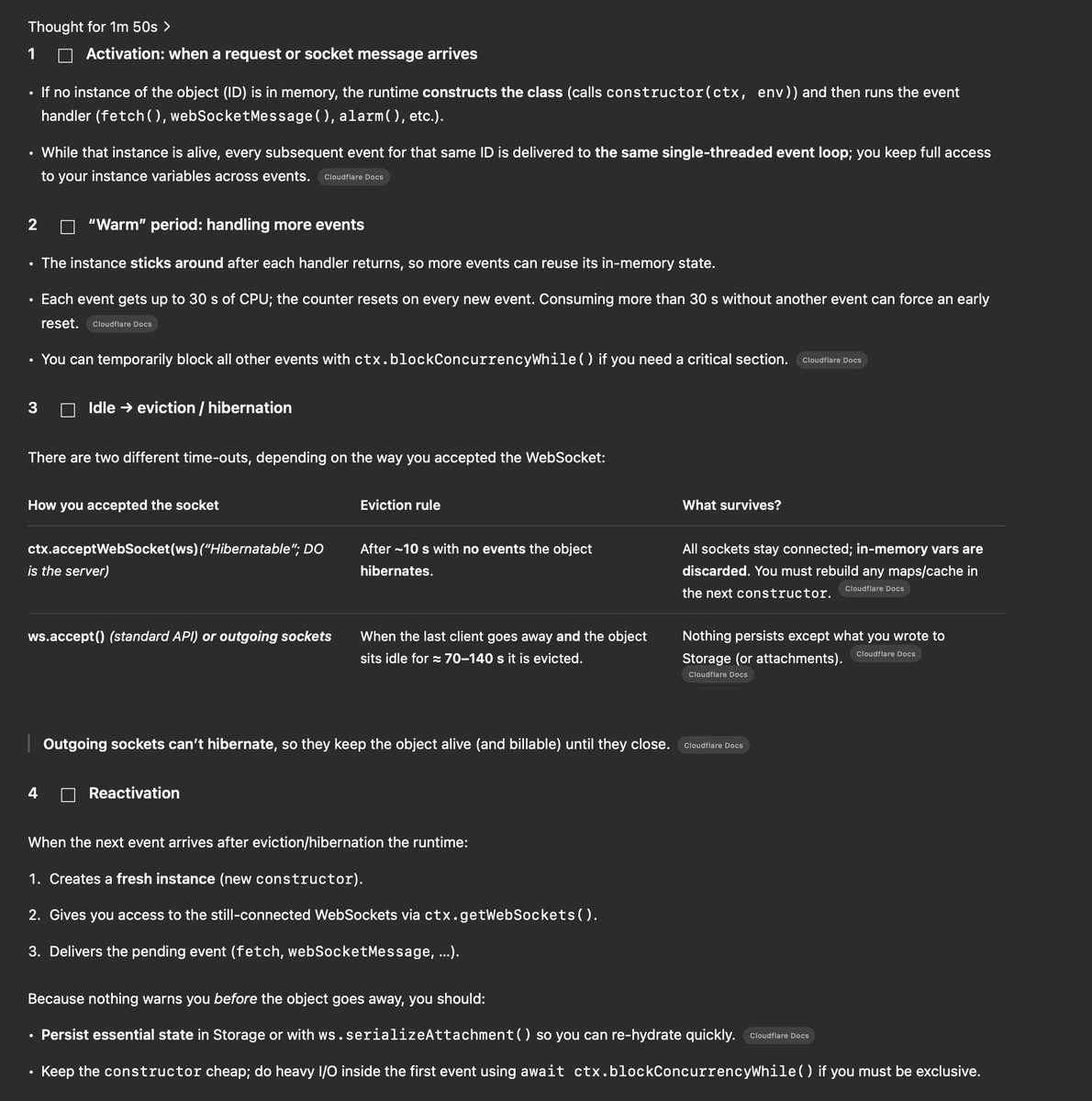 schickling's tweet image. Best explainer of Cloudflare DurableObject lifecycle methods I've ever read.