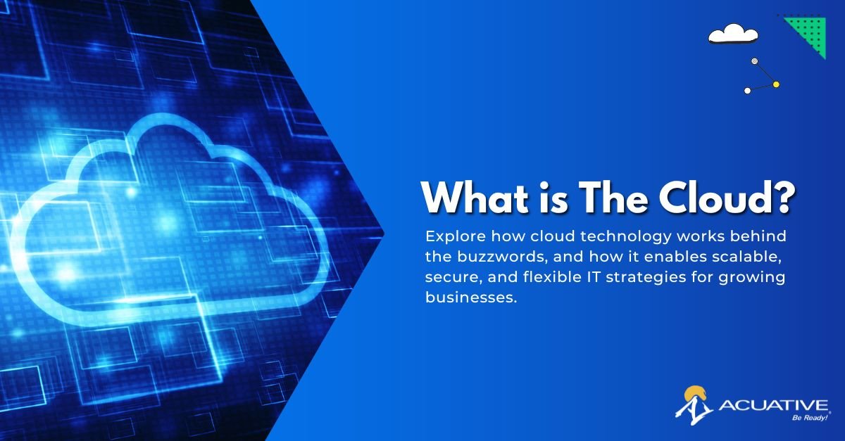 ☁️ Everyone talks about the cloud, but what does it actually do for your business? In Acuative's newest blog, Digital Business Representative Peter Kolodgy breaks down how the cloud works, how MSPs use it, and why it’s more than just a buzzword. acuative.com/blog/what-is-c… #Cloud